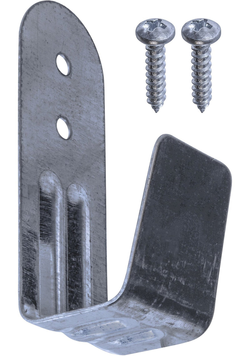 Square Hooks, Carbon-Steel and Zinc-Plated, 55-lb Capacity, 5-pk R3659