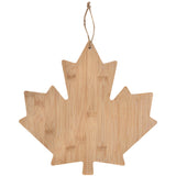 Canada Day Maple Leaf Wood Charcuterie Board, Tan