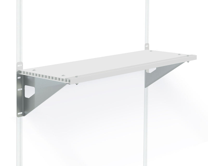 Polycarbonate Shelf Kit with Steel Brackets, 30-kg B4818