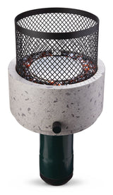 CANVAS Cinder Round Outdoor Tabletop Gas Fire Pit, 11,000 BTU