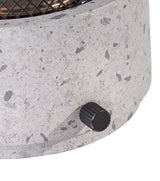 CANVAS Cinder Round Outdoor Tabletop Gas Fire Pit, 11,000 BTU