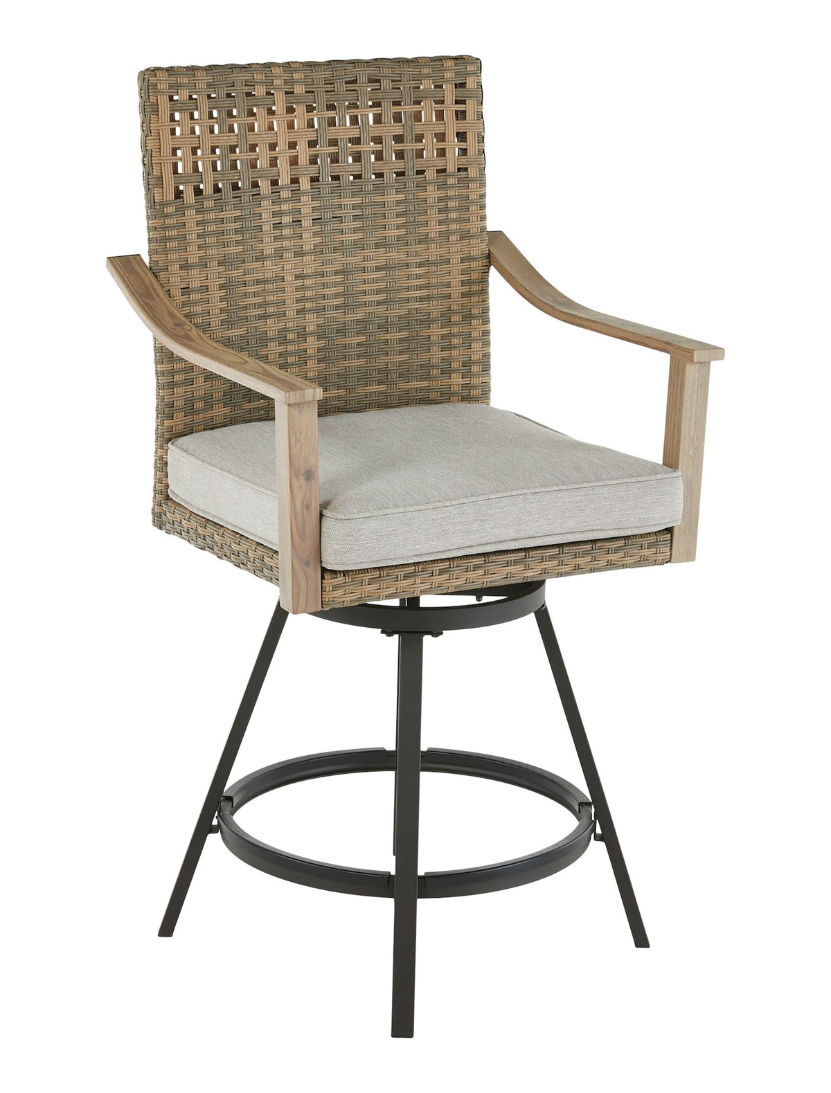CANVAS Granville Fire Outdoor Dining Set with Water/Stain/Fade-Resistant Cushions, 7-pc