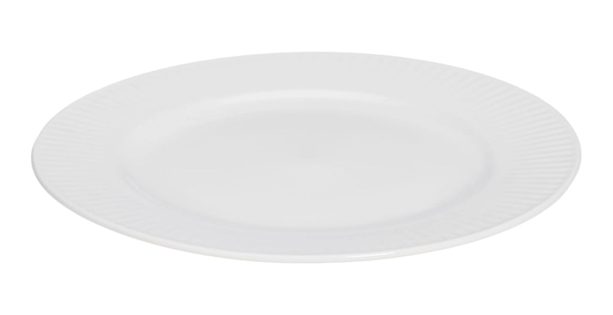 CANVAS Highbury Ribbed New Bone Salad Plate, 1-pc, White