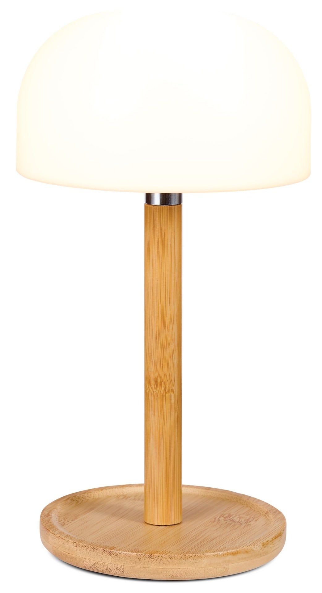 CANVAS Outdoor Rechargable Bamboo Mushroom Lamp, Multiple Colour Modes