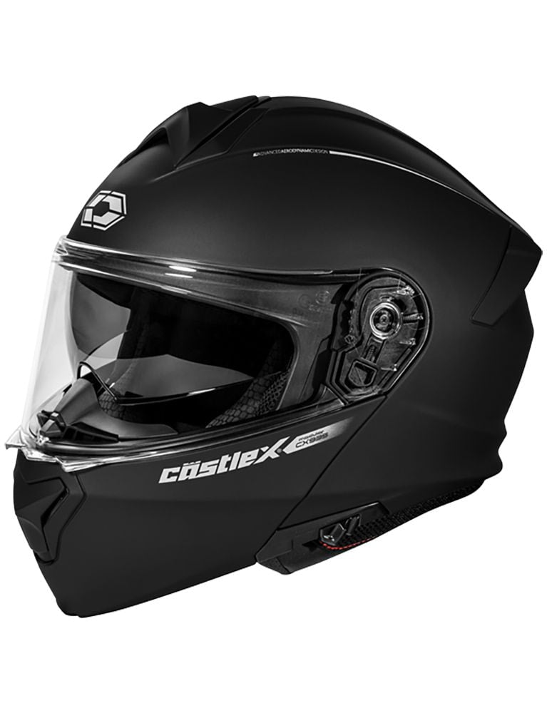 X CX935 Adult Full Face Modular Motorcycle Helmet, Matte Black L3669