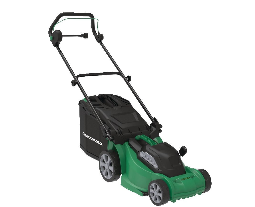 Certified 10A Electric Push Lawn Mower, 14-in Deck