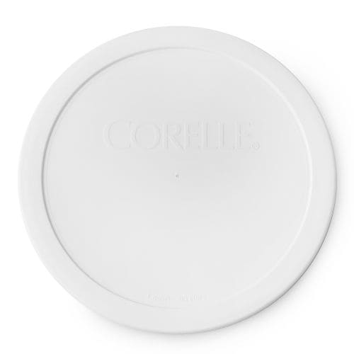 Plastic Round Bowl Lid Cover, Fits 28-oz, White S8604