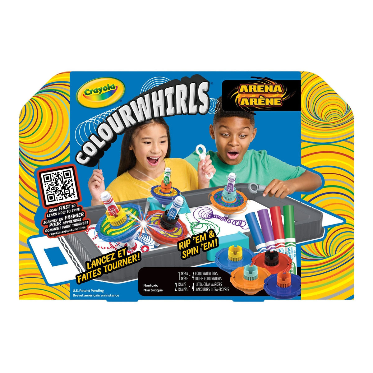 Colourwhirls 4-Player Arena Set for Ages 6+