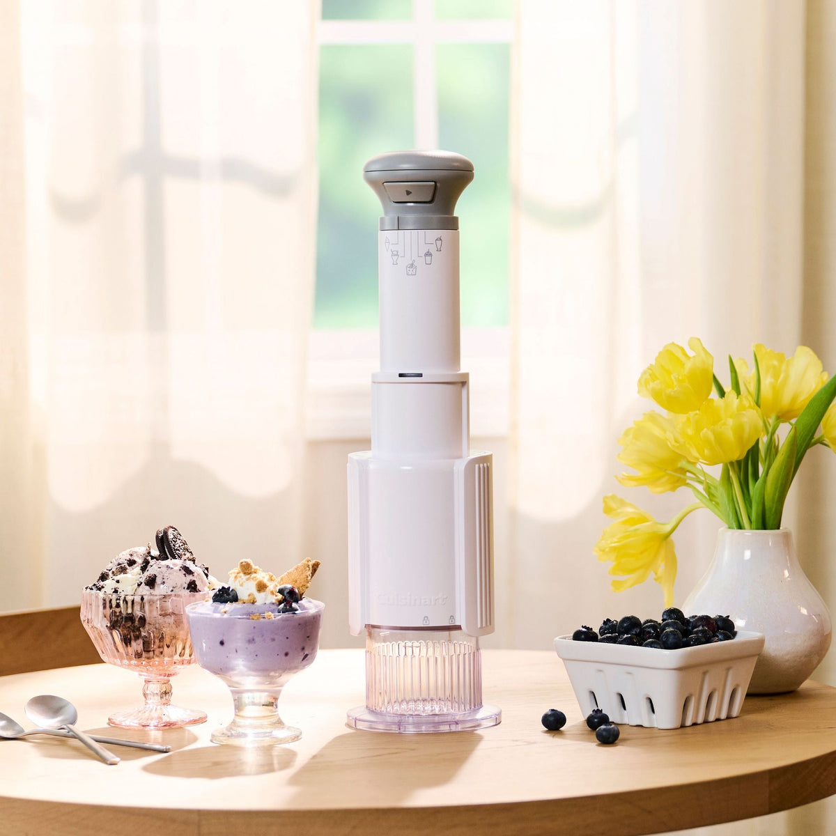 Fast Freeze White Ice Cream & Yogurt Maker