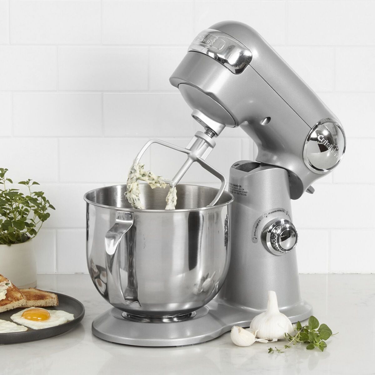 Precision Master Tilt-Head Stand Mixer with 12 Speeds, Silver, 5.5qt