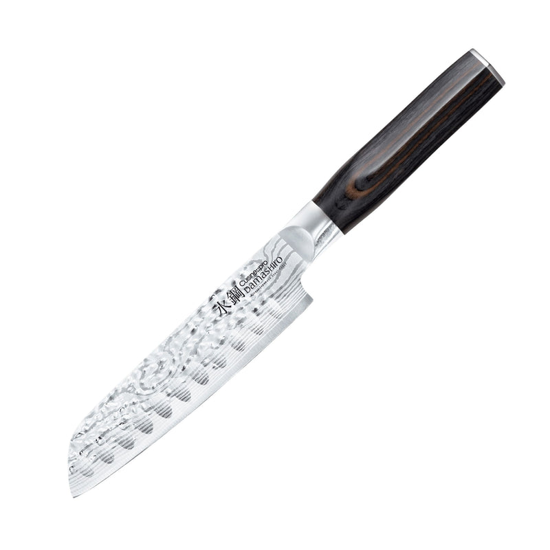 PRO DAMASHIRO EMPEROR SANTOKU 12CM TRY ME KNIFE H8301