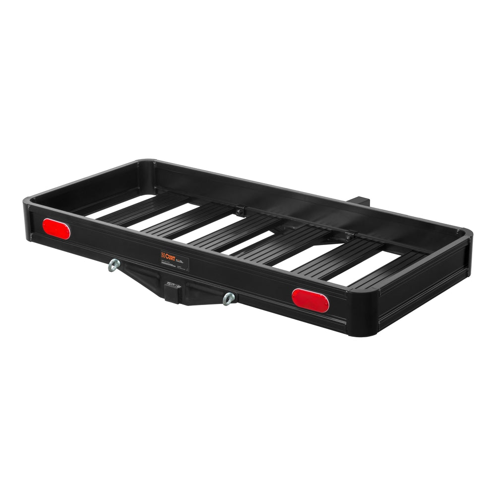 18113 Aluminum Hitch Mount Basket-Style Cargo Carrier, Fits 2-in Receivers, 49 x 22-in