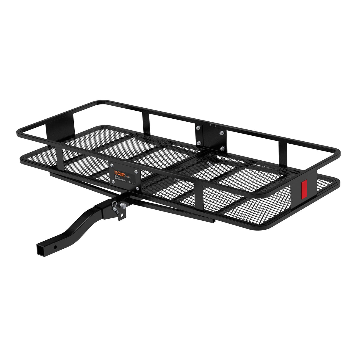 18153 60 x 24-Inch Basket Hitch Cargo Carrier, 500 lbs Capacity, Black Steel, 2-In Folding Shank