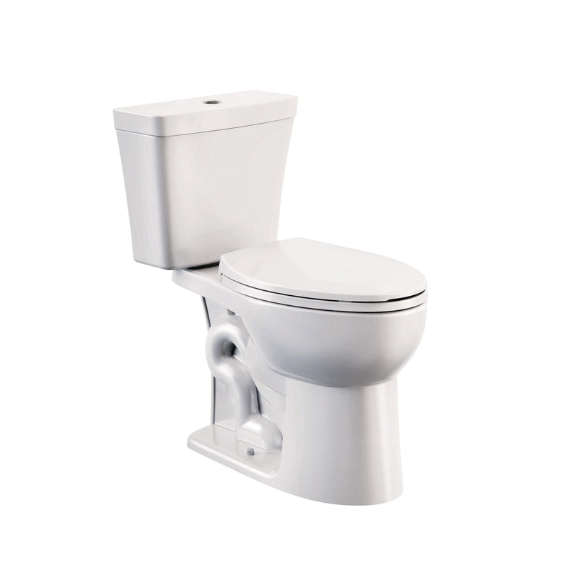2-Piece Elongated Toilet Bowl with Soft Close, White, 3.8/4.8-L K5843