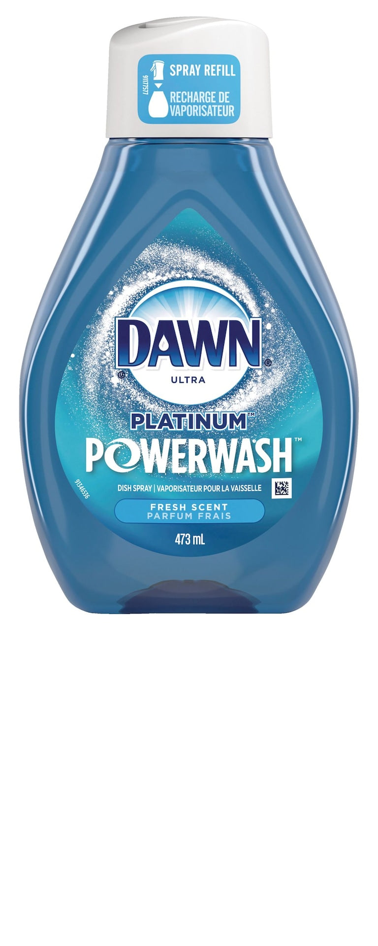 Ultra Platinum Powerwash Dish Spray Refill, 473-mL O1222