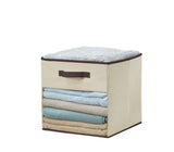 Collapsible Transparent Front Cube, 11-in, 6-pk, Beige