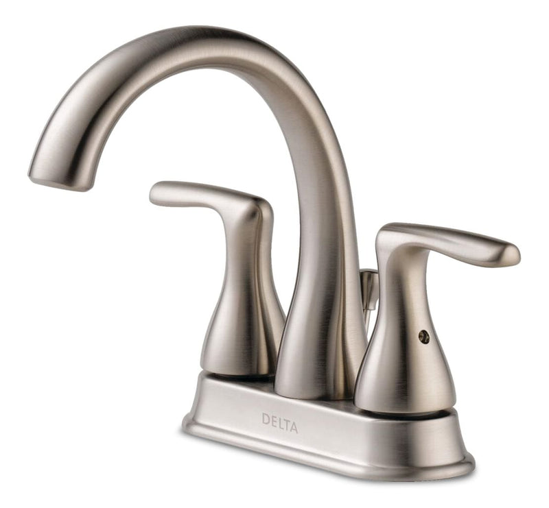 Principals 2-Handle Lavatory Sink Faucet, Centreset Installation, Brushed Nickel Z4979