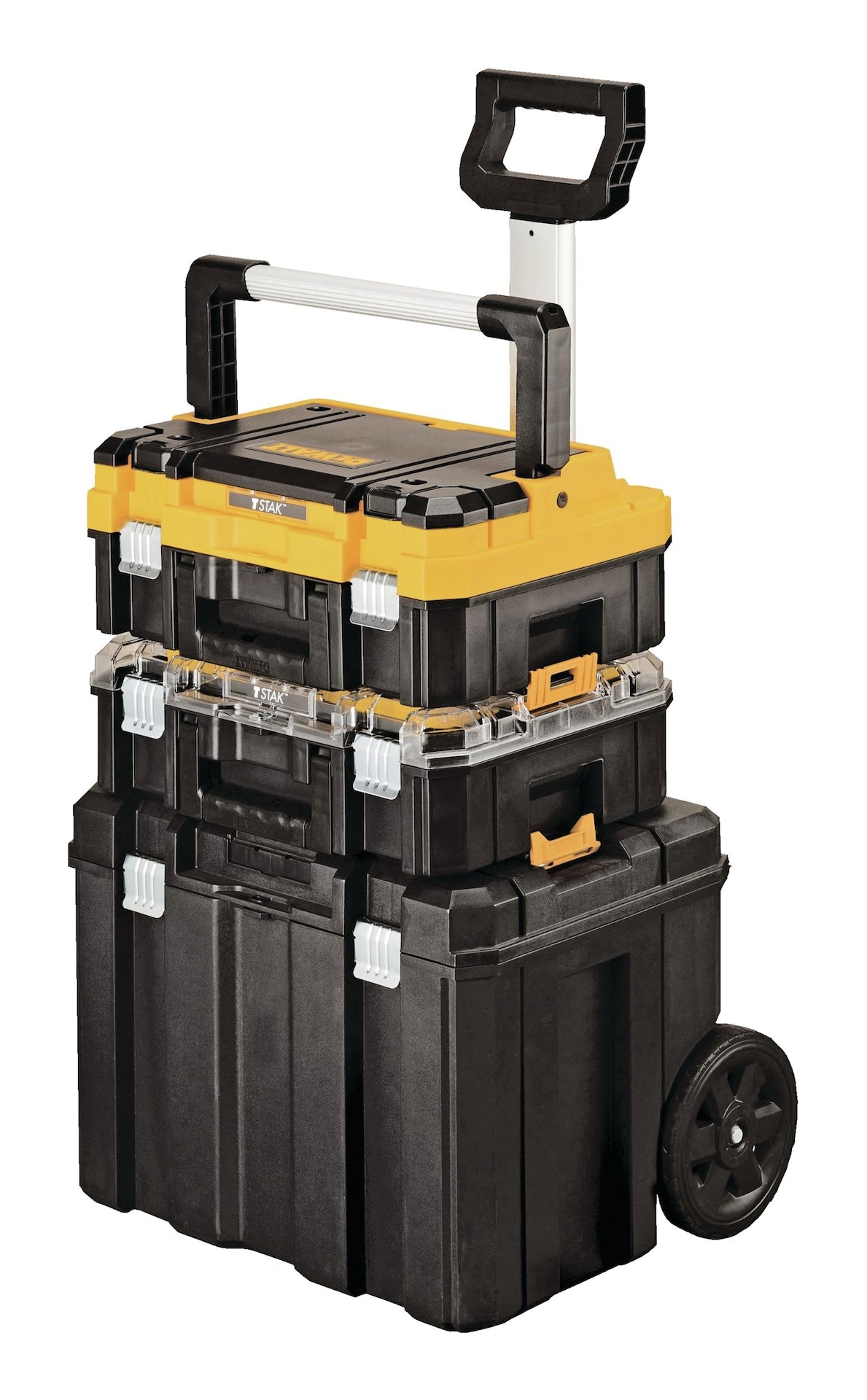 TSTAKModular Portable Tower Toolbox/Tool Storage System with Wheels & Lids, 20x17x27-in, 3-pc
