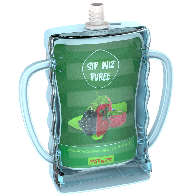 Sip Wiz Squeeze-Proof Holder, Blue P4783