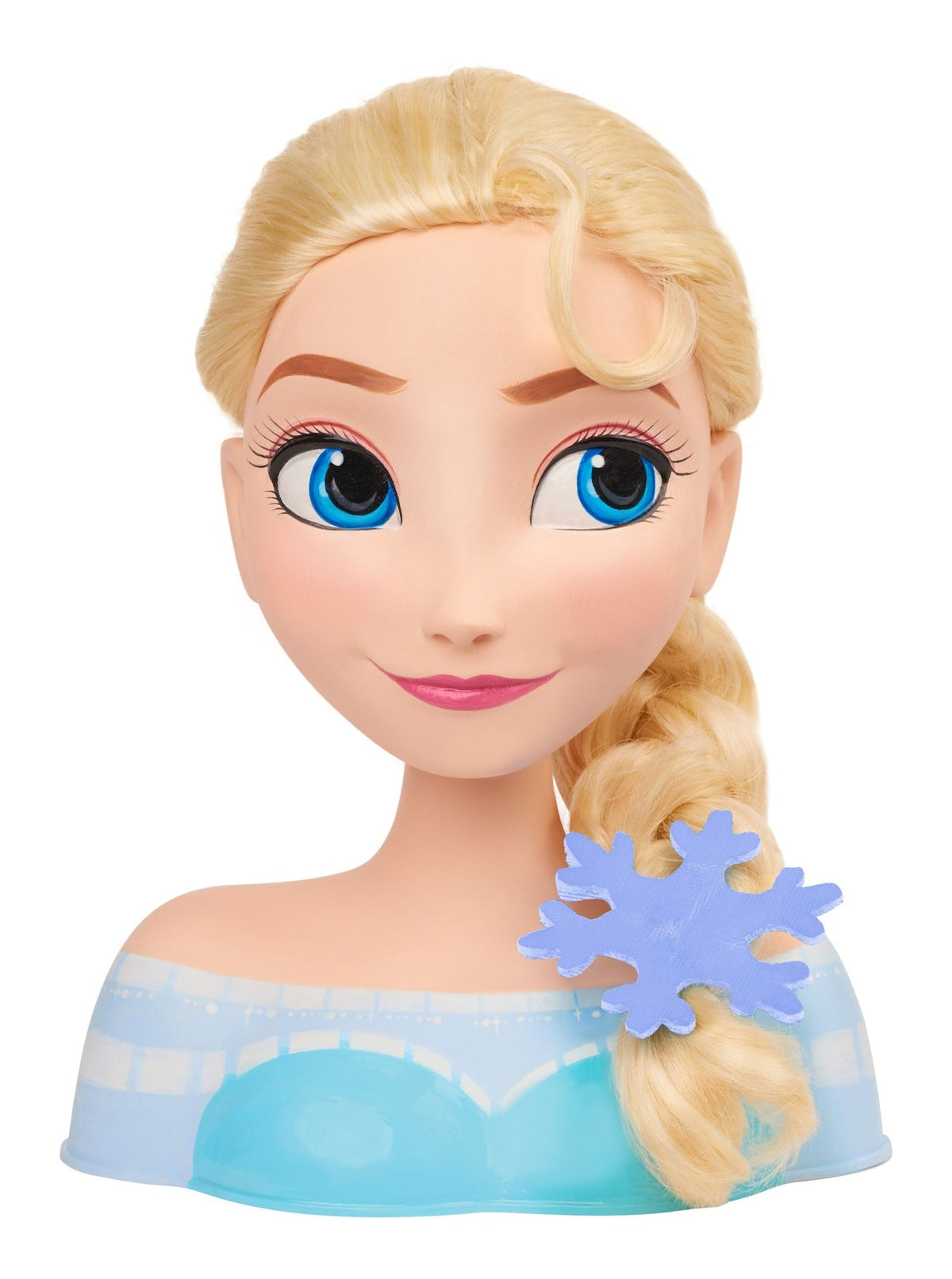 Frozen Elsa Styling Head Toy with 14 Accessories for Hair Styling and Braiding, Ages 3+