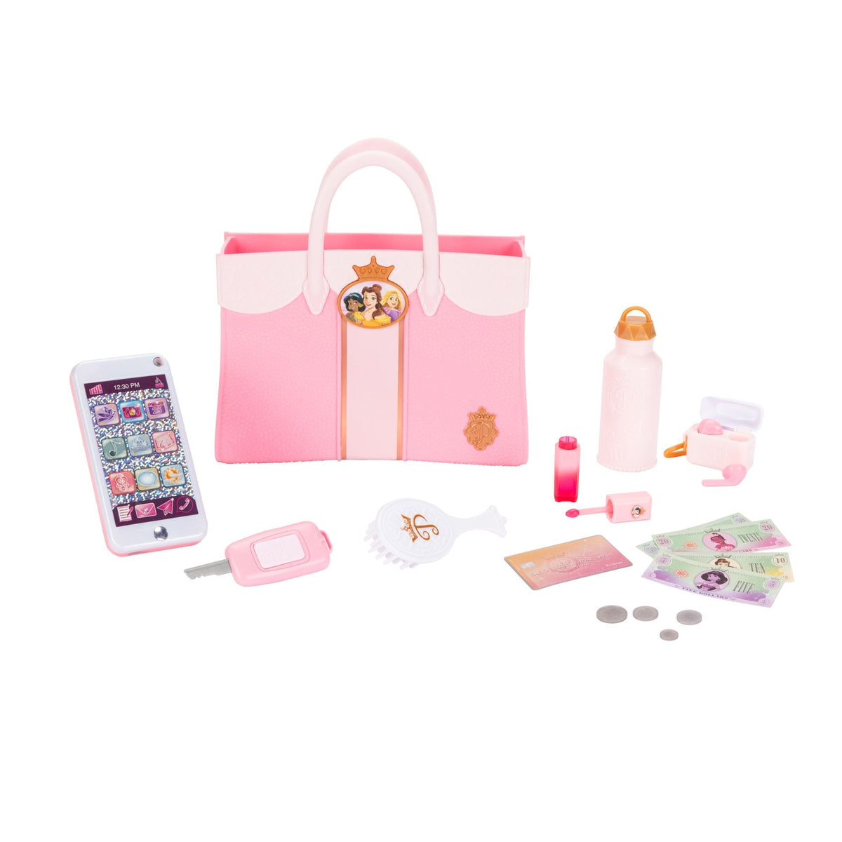 Princess Kids' Style Collection Everyday Essentials Deluxe Tote & Essentials Set for Ages 3+