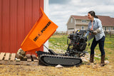 POWER by Marlon 1100 lb 9.5HP 277 cc Hydraulic Dump Cart