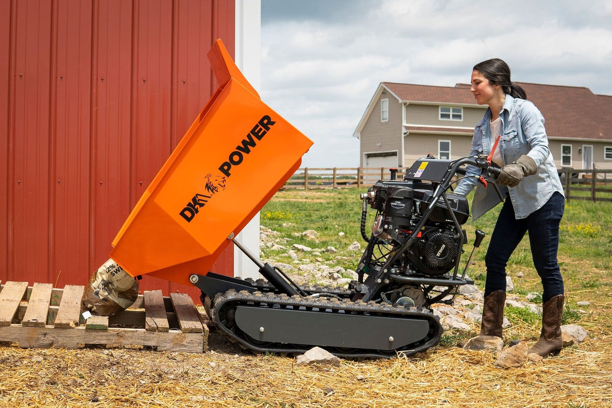 POWER by Marlon 1100 lb 9.5HP 277 cc Hydraulic Dump Cart