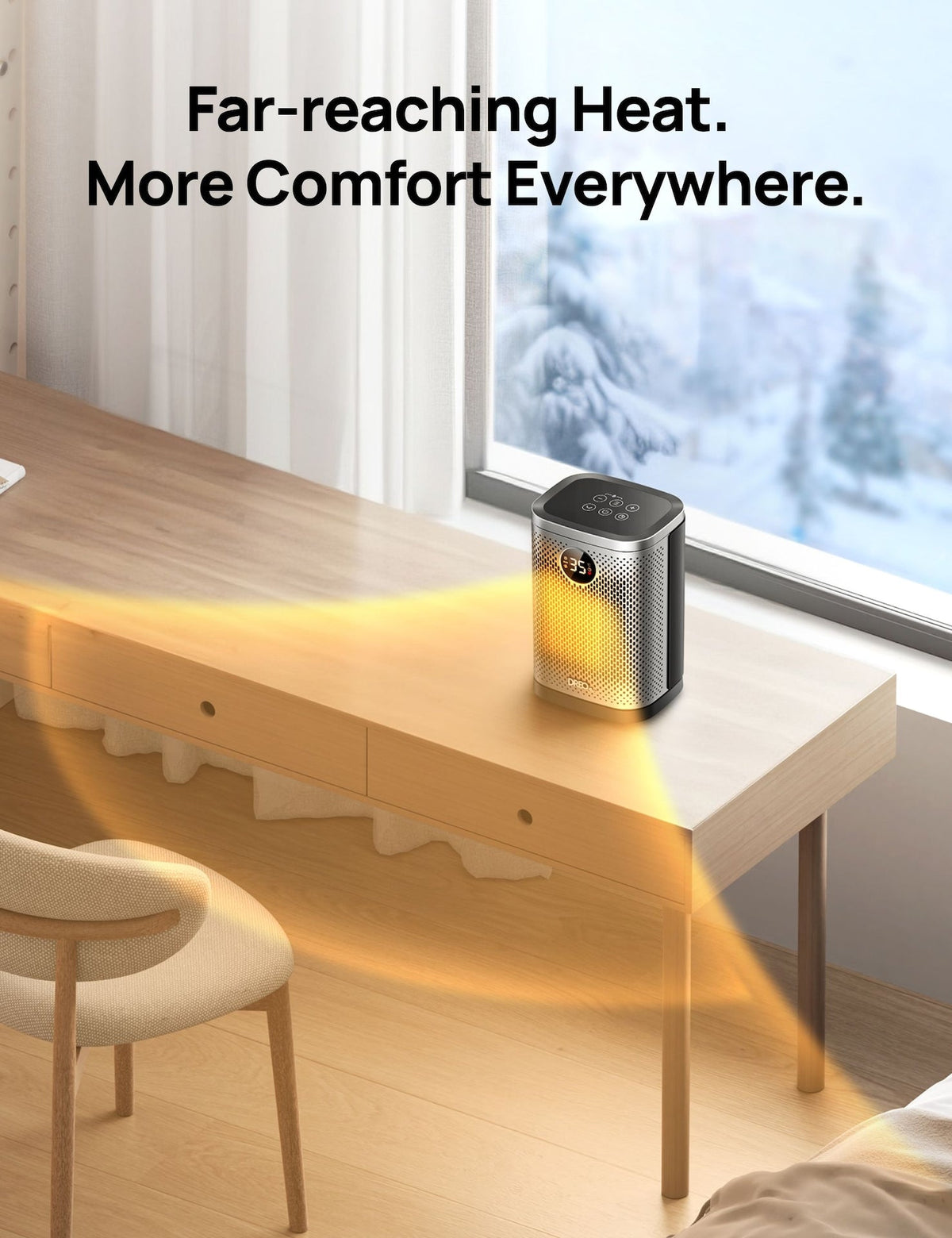 Home 1500W Portable Indoor PTC Ceramic Space Heater