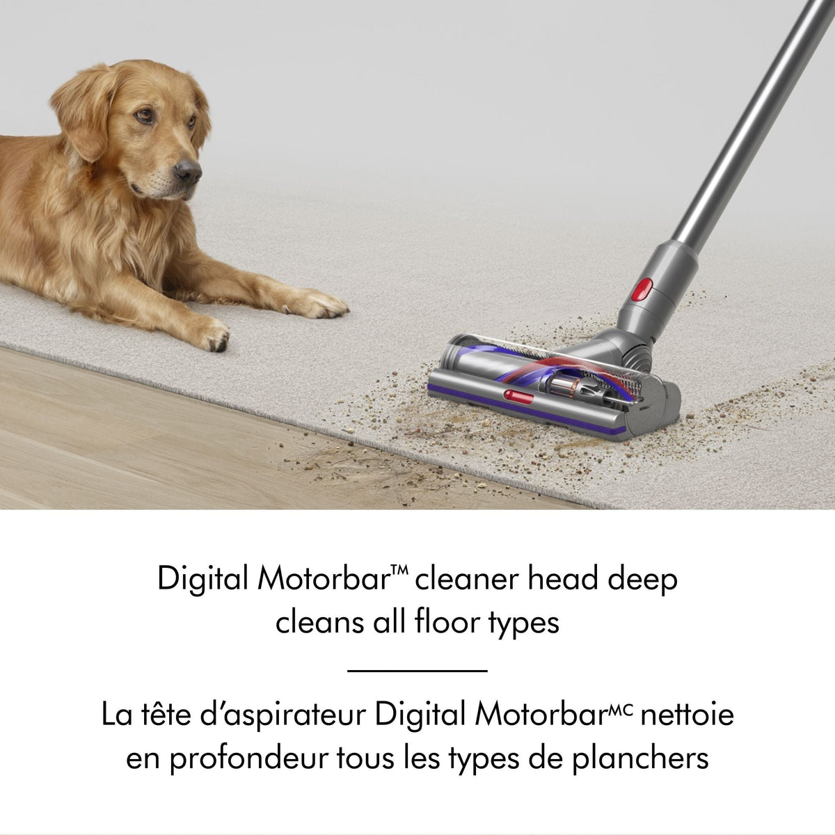 V15 Detect Cordless Stick Vacuum Cleaner, Yellow