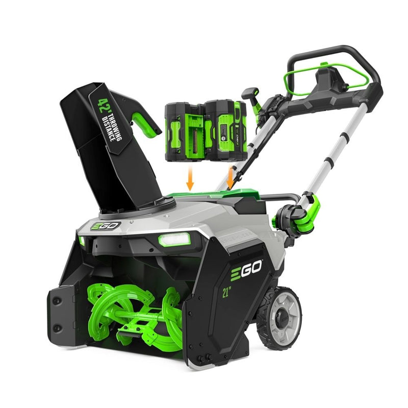 56V 6Ah Single Stage Cordless Snowblower, 21-in J1550
