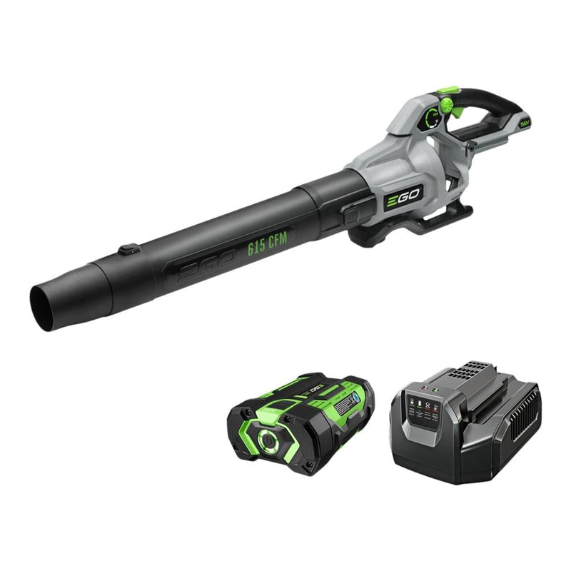 56V Brushless Cordless 615 CFM Leaf Blower, Includes (1) 2.5Ah Battery and (1) 210W Standard Charger, LB6151 U8972
