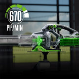 56V Brushless Cordless 670 CFM Leaf Blower, Includes (1) 4.0Ah Battery and (1) 320W Charger, LB6703