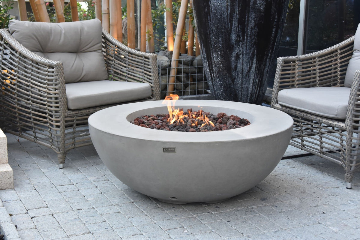 Lunar Bowl Liquid Propane, Light Grey
