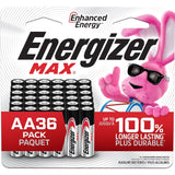 Max Alkaline AA Batteries, 36-pk