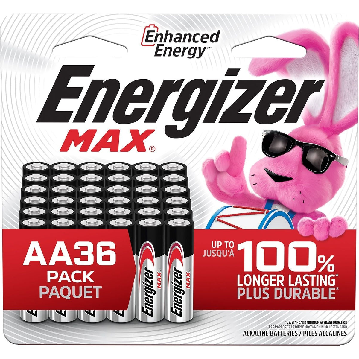 Max Alkaline AA Batteries, 36-pk