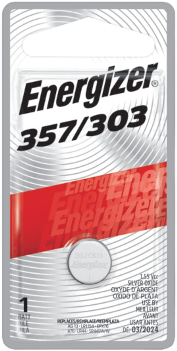 Silver Oxide 1-pk 357 LR44 AG13 303 A76 1.5V / 1.5 Volt Button Coin Cell Battery Q2675