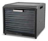 Performance Series 10-Tray Food Dehydrator, Steel, 700W, Stainless Steel, Black