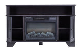 Hamilton Electric Fireplace TV Stand, 44.5-in, 1500W, Brown Cappucino