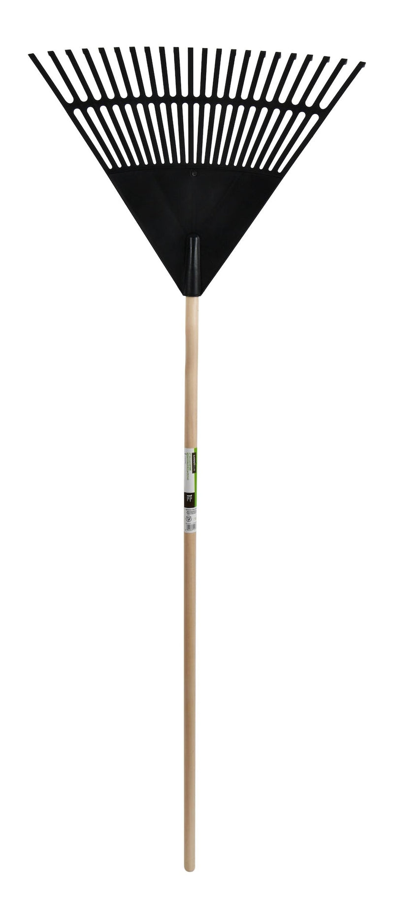 22-in Wide Poly 22-Tine Leaf Rake, 59-in Hardwood Shaft J8941