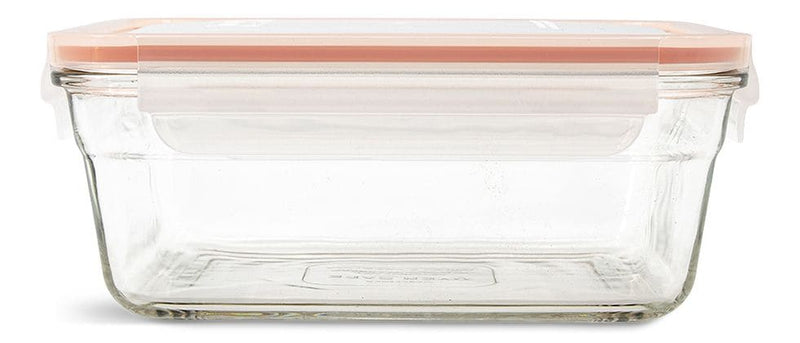 Rectangular Glass Food Storage Container with Leakproof Lid, 1.7-L B946