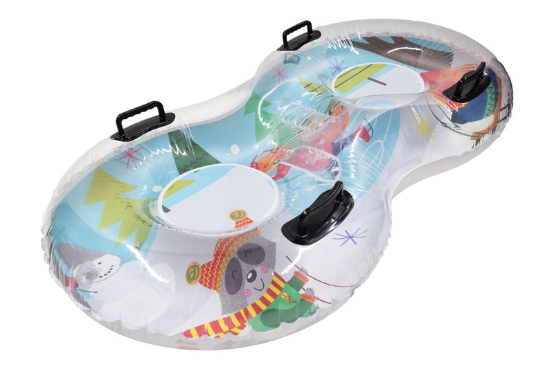2-Person Duo Inflatable Winter Snow Tube V6458