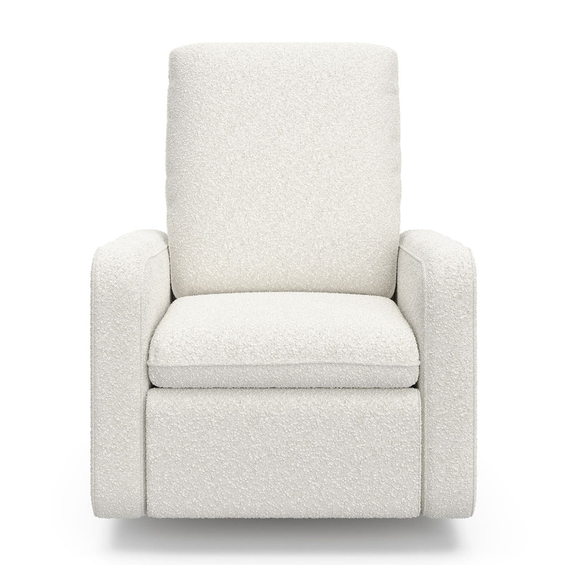 Teddi 1-USB-A/1-USB-C Ivory Boucle Power Recliner & Swivel Glider D7808