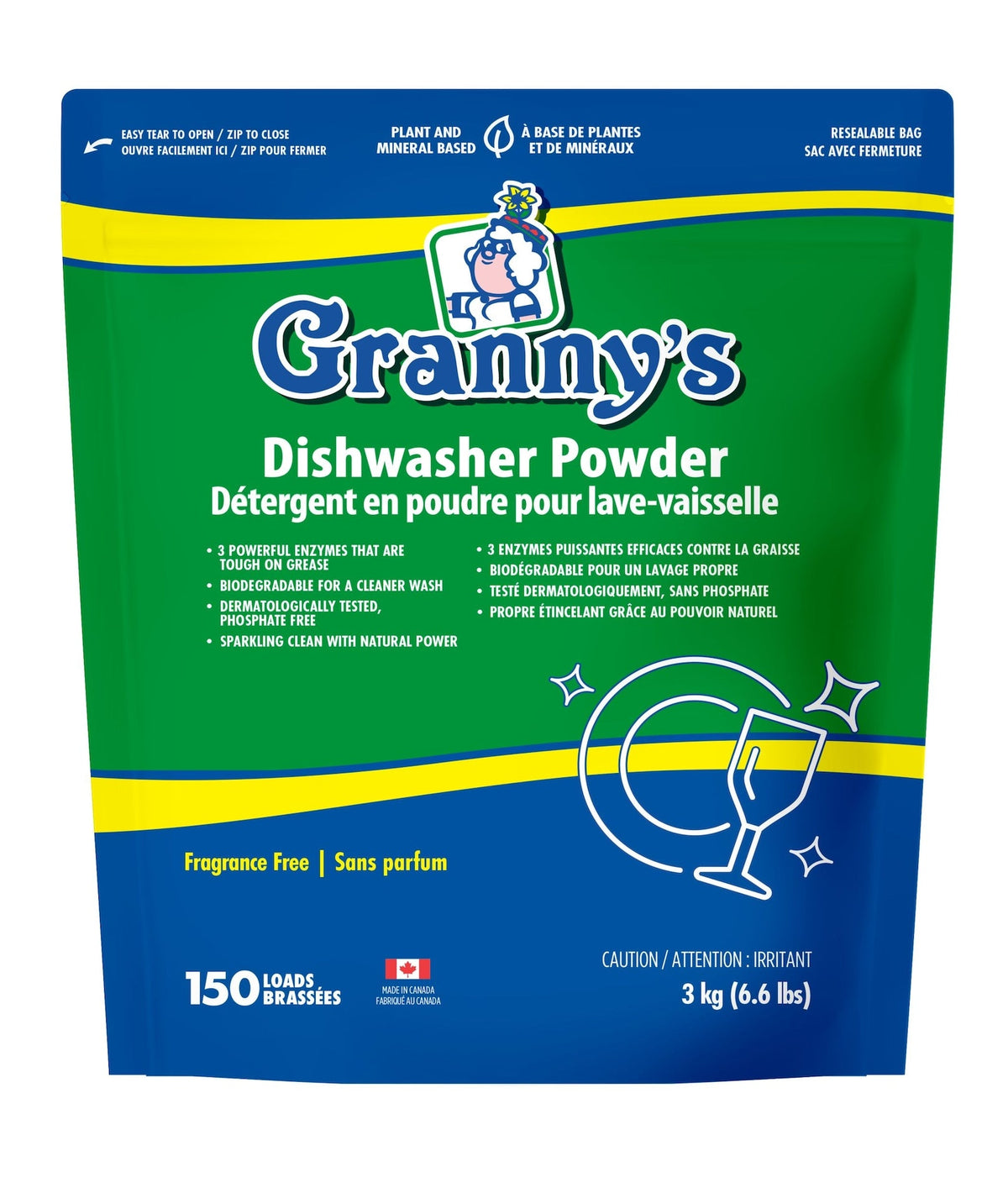 Dishwasher Powder, Fresh Citrus, 80-Loads, 3-kg