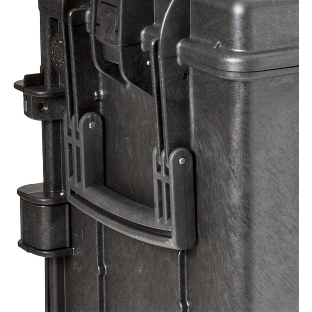 Mobile Tool Chest, 3 Small, 1 Medium & 1 Large Drawer, Black