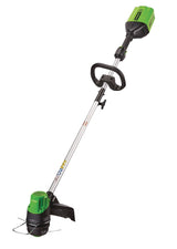 2-in-1 60V 4Ah Battery, Cordless Push Lawn Mower + String Trimmer, 17-in + 13-in