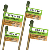 CNMC360 Nickel Brake Line, European, 60-in x 3/16-in Please make sure this part fits your need