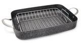 Heritage The Rock Non-Stick Cookware Set with Matching Roaster, 10-pc