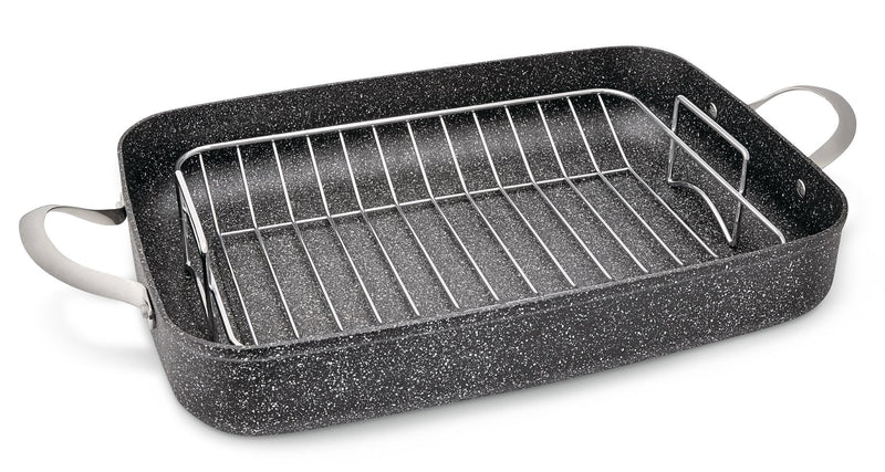 The Rock Non-Stick Cookware Set with Matching Roaster, 10-pc S3407