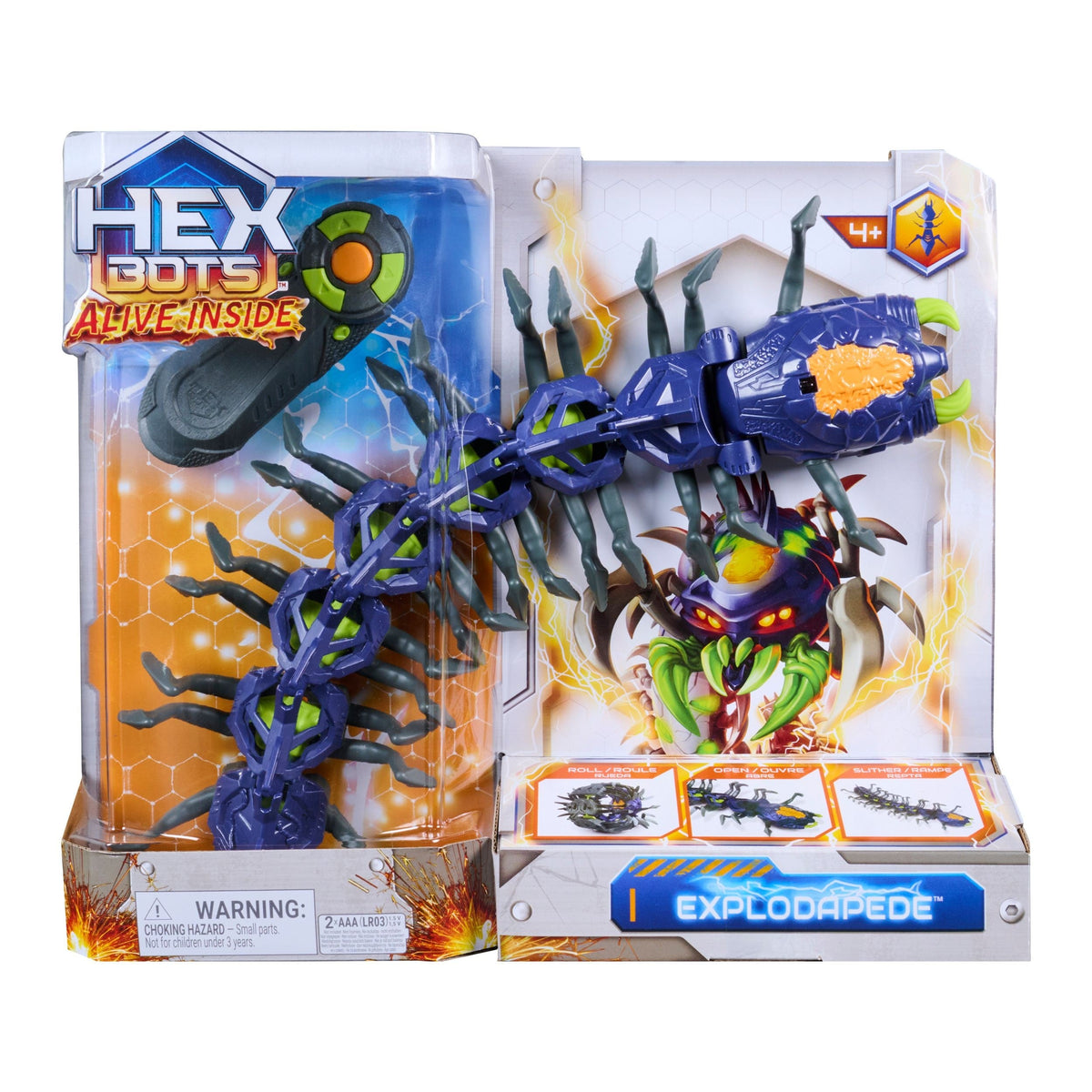Hex Bots Exploding Centipede