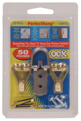 Perfect Hanging Kit, For Plaster and DrywAll, 50-lb Capacity, 12-pk